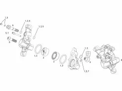 SRAM Ersatzteile X0 Bremssattel (2011-2016)