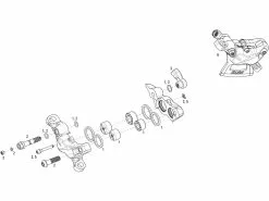 SRAM Ersatzteile Guide R/RS (A1) Bremssattel (2015-2016)