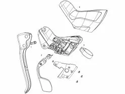 SRAM Ersatzteile Force 22, CX1, 1 / Rival 22, 1 Schaltbremshebel
