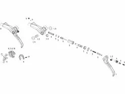SRAM Ersatzteile X0 (2013-2016) Bremshebel Carbon