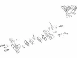 SRAM Ersatzteile Guide RSC (B1) Bremssattel (2017)