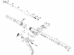 AVID Ersatzteile Elixir CR (Aluminium) Bremshebel