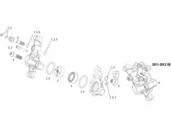 AVID Ersatzteile Elixir X0 Bremssattel