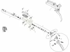 SRAM Ersatzteile Guide RS (B1) Bremshebel (2017-2018)