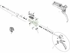SRAM Ersatzteile Guide RE (A1) Bremshebel (2017)