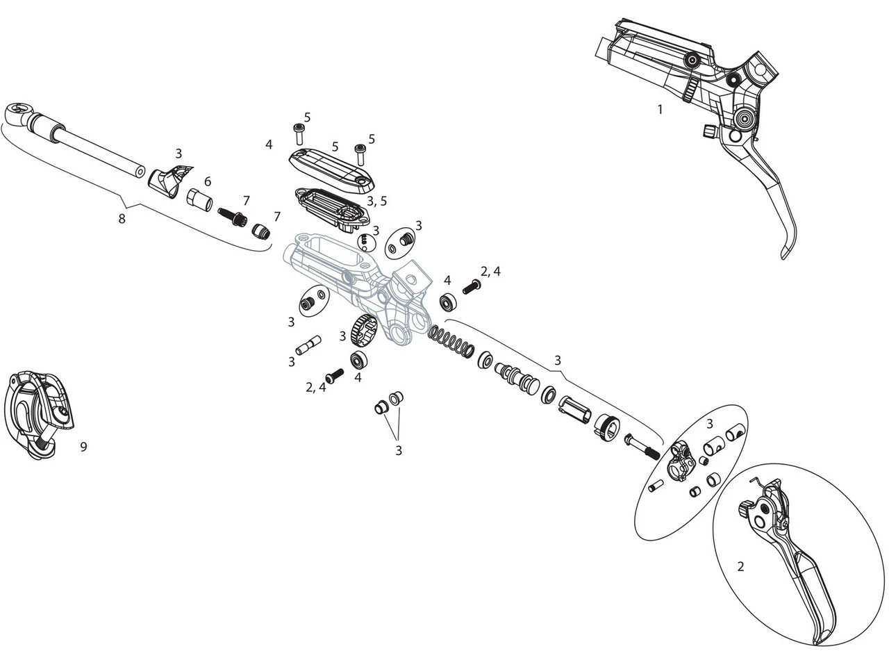 SRAM Ersatzteile Guide RSC (B1) Bremshebel (2017-2018) 3 SRAM Ersatzteile Guide RSC (B1) Bremshebel (2017-2018)