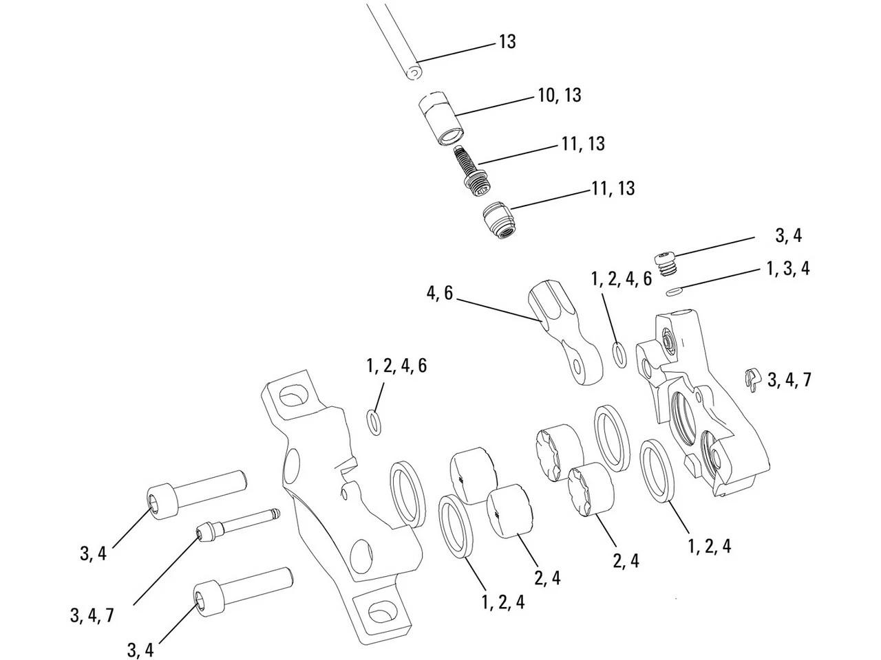 AVID Ersatzteile Code / Code R Bremssattel (2011-2017) 3 AVID Ersatzteile Code / Code R Bremssattel (2011-2017)