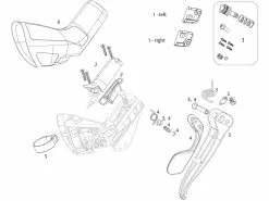 SRAM Ersatzteile Red22B1/Force22 CX1/Rival22/700B1/HRD/HRR Schaltbremshebel