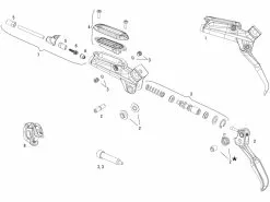 SRAM Ersatzteile Level TLM Bremshebel
