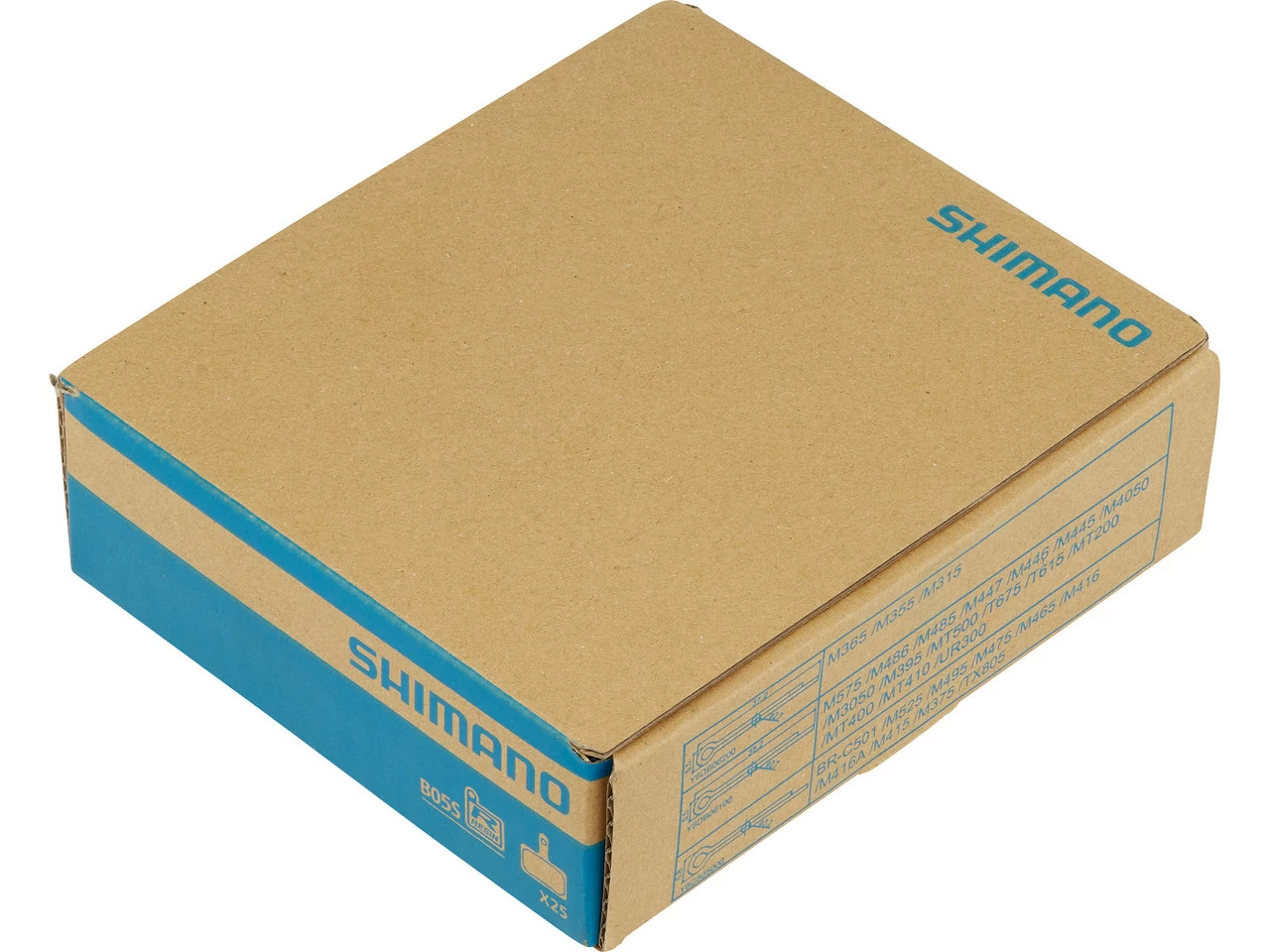 Shimano Bremsbeläge B05S-RX - 25 Paar 7 Shimano Bremsbeläge B05S-RX - 25 Paar – Bild 5