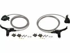 HOPE Tech 4 X2 V+h Set Scheibenbremse Mit Stahlflexleitung -Angebote Scheibenbremsbeläge Store 453880