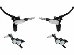 HOPE Tech 4 E4 V+h Set Scheibenbremse Mit Stahlflexleitung -Angebote Scheibenbremsbeläge Store 456397