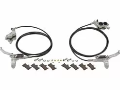 HOPE Tech 4 V4 V+h Set Scheibenbremse Mit Kunststoffleitung -Angebote Scheibenbremsbeläge Store 456880