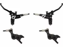 HOPE Tech 4 V4 V+h Set Scheibenbremse Mit Kunststoffleitung -Angebote Scheibenbremsbeläge Store 456881