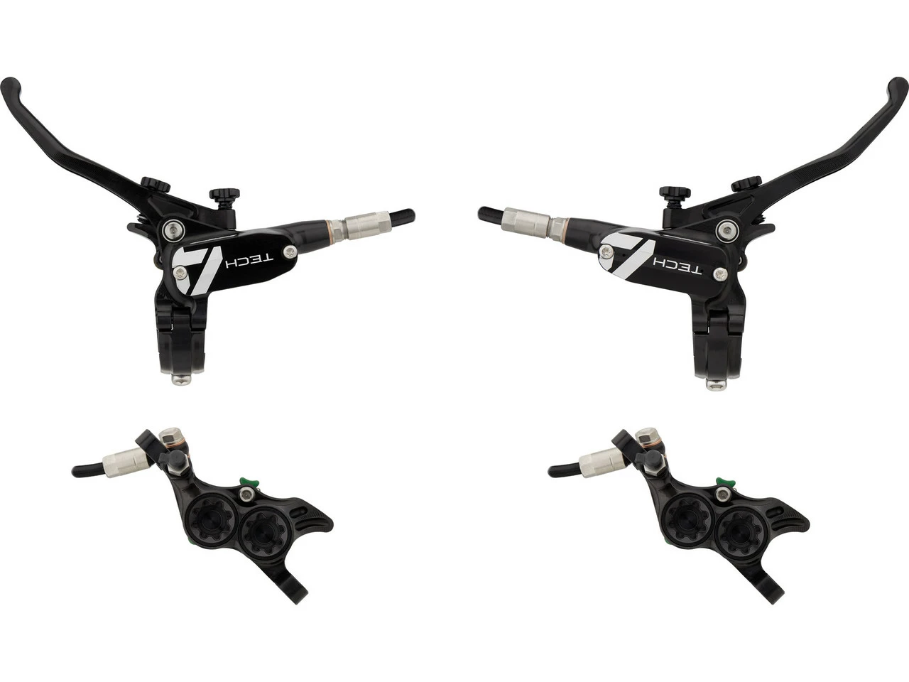 HOPE Tech 4 E4 V+h Set Scheibenbremse Mit Kunststoffleitung 3 HOPE Tech 4 E4 V+h Set Scheibenbremse Mit Kunststoffleitung